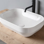 Studio Bagno Decus 50 Above Counter Basin - Gloss White - 1950-12-01 00:00:00 +1000