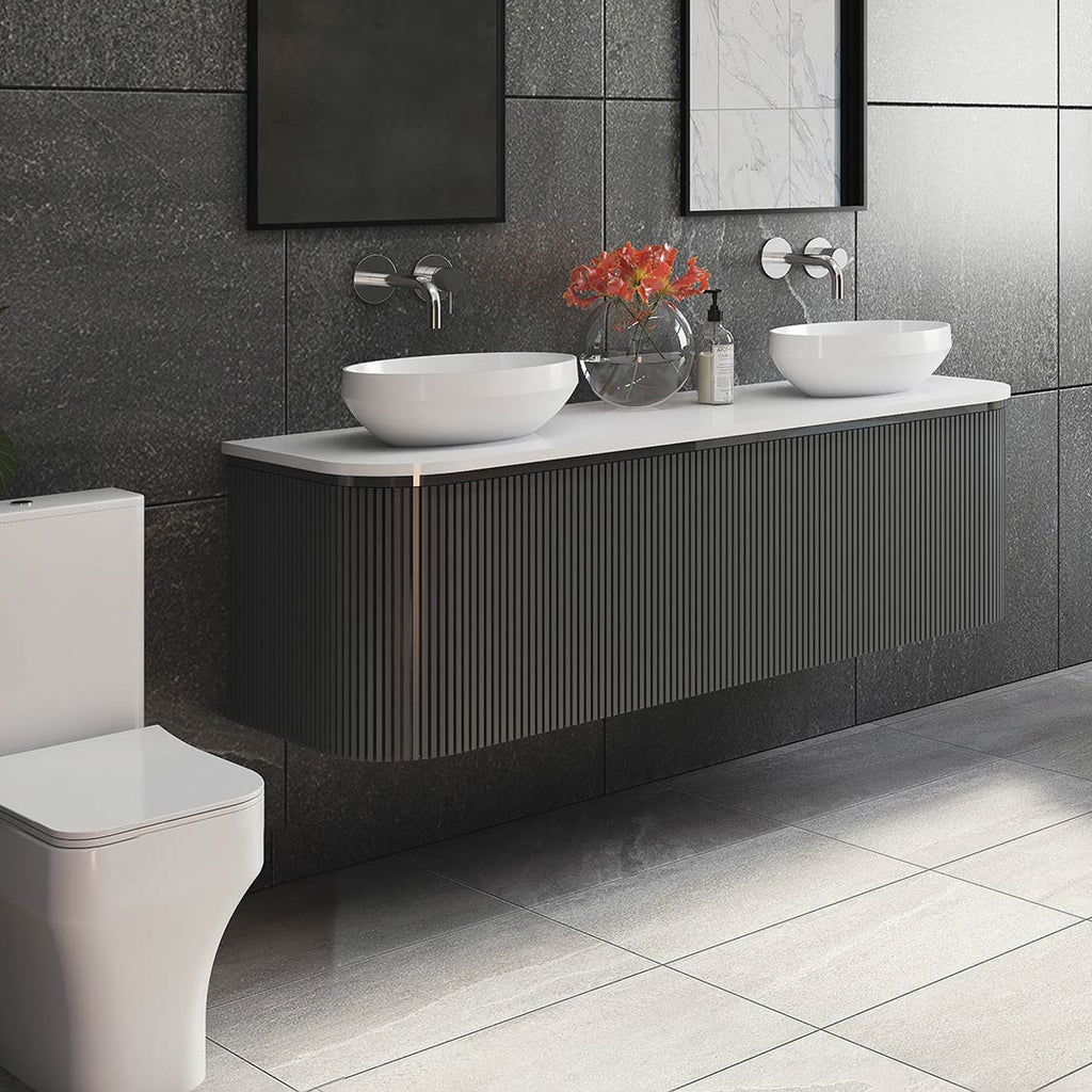 Studio Bagno Decus 60 Above Counter Basin - Gloss White - 1960-12-01 00:00:00 +1000