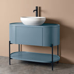 Studio Bagno Decus 50 Oval Above Counter Basin - Gloss White - DECOV50
