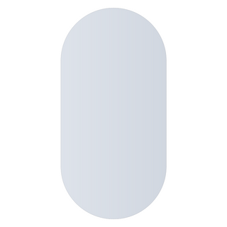 Thermogroup Ablaze Pill Shape Polished Edge Glue-to-Wall Mirror Includes Demister - DP6012GTD