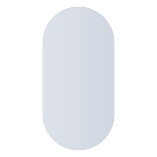 Thermogroup Ablaze Pill Shape Polished Edge Mirror with Hangers - DP6012HN