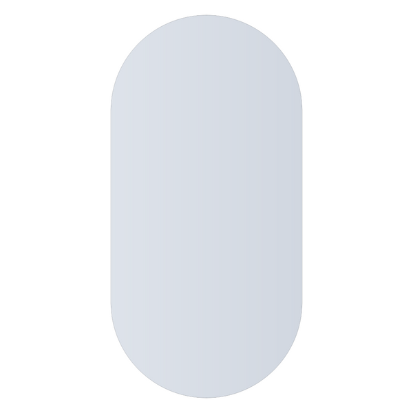 Thermogroup Pill Shape Polished Edge Mirror with Hangers Includes Demister - DP6012HND