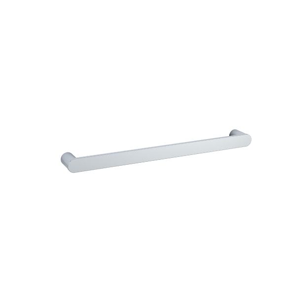 Thermorail 12V Flat Pill 632 Single Bar Heated Towel Rail - DSP6 Polished Stainless Steel
