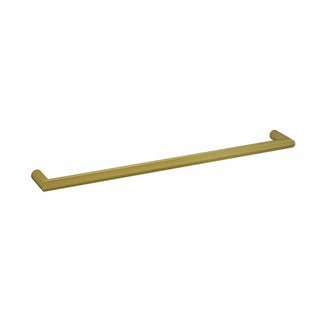 Thermorail 12V Round 832 Single Bar Heated Towel Rail - DSR8BG Brushed Gold