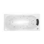Decina Prima 1515mm Contour 12-Jet Spa Bath - PR1510CNSPAWC