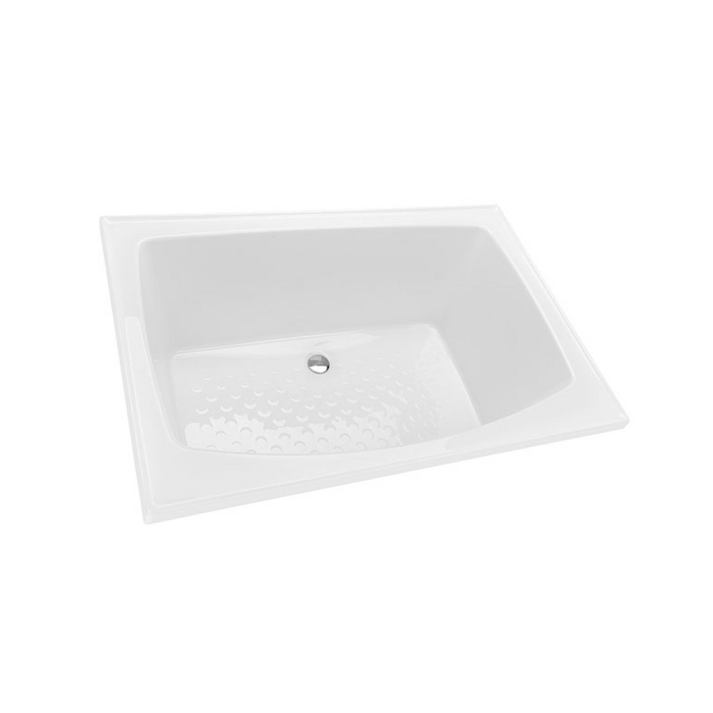 Decina Azzuro 1200 Inset Shower Bath - AZ1200WN