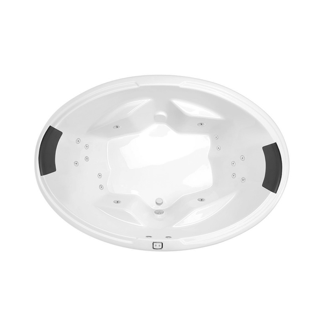 Decina Duo 1850 Contour 16 Jet Island Spa Bath - DU1850CNSPAWC