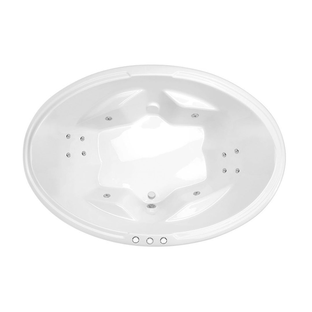 Decina Duo 1850 Santai 12 Jet Island Spa Bath - DU1850SAN12JW