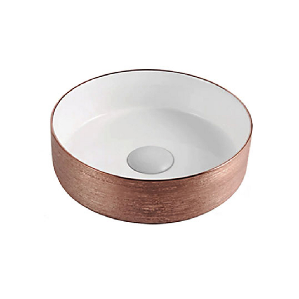 Decina Florencia Bronze/Gloss White Basin - FLBWGB