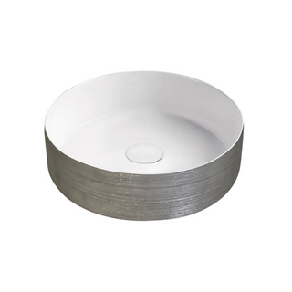 Decina Florencia Silver/Matte White Basin - FLBSS