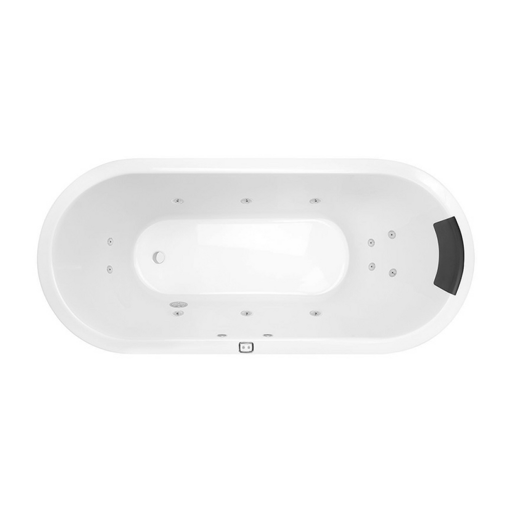 Decina Decina Uno 1700 Contour 12 Jet Spa Bath - UN1700CNSPAWC – Cass Brothers