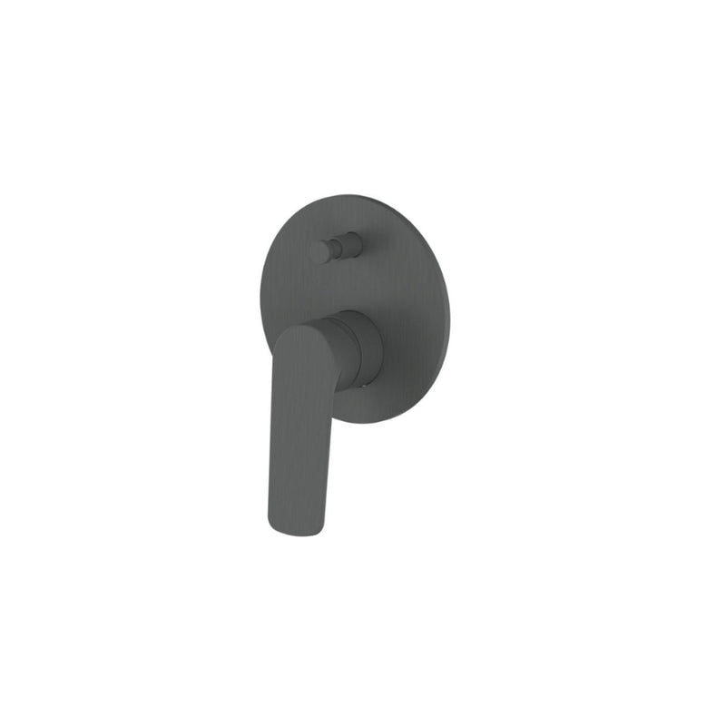 Greens Novi Shower Mixer w/Diverter - Gun Metal