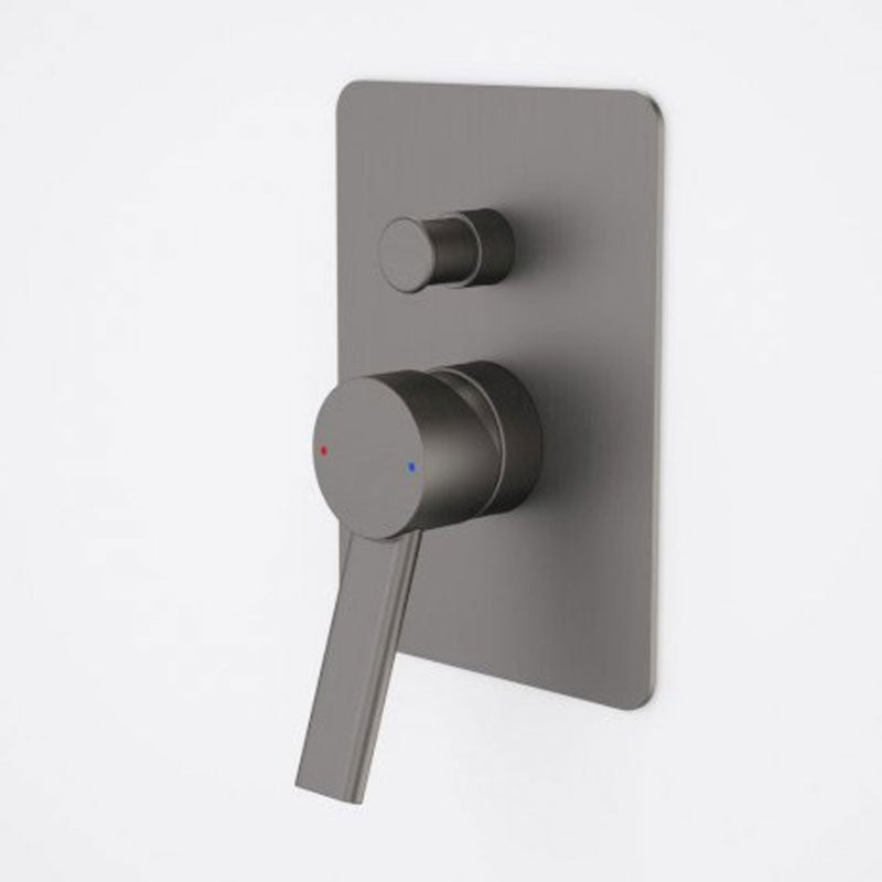 Dorf Villa Bath-Shower Mixer with Diverter - Gun Metal