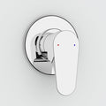 Dorf Viridian Bath-Shower Wall Mixer Round Plate - Chrome - 811023C