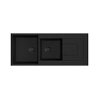Argent Grace 1160mm 1 & 3/4 Sink w/Drainer - Matte Black - KS5116220NMB