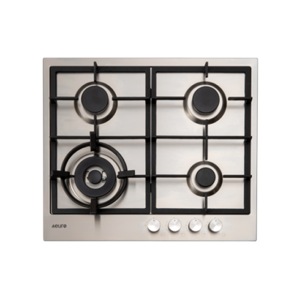Euro Appliances 60cm 4 Burner Gas Cooktop - E60CTWX