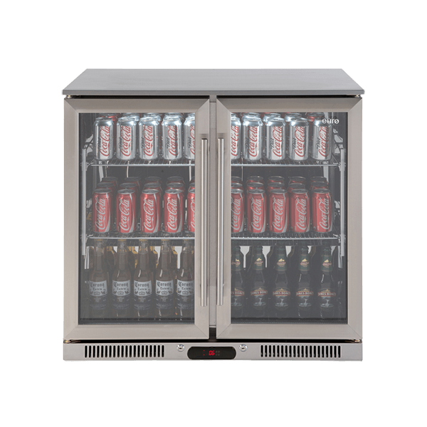 Euro Appliances 208lt Double Door Beverage Cooler - EA900WFSX2