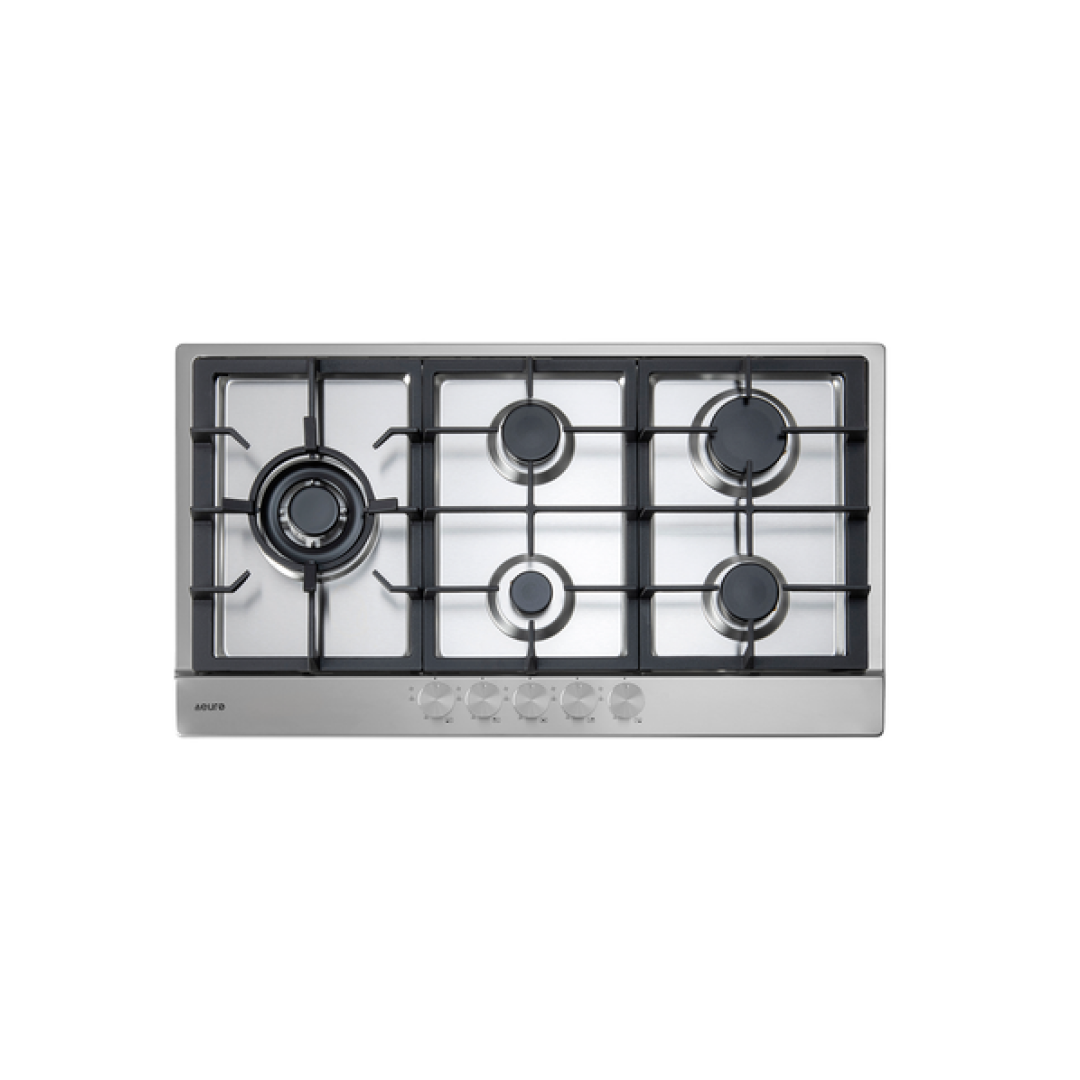 Euro Appliances 90cm Gas Stainless Steel Cooktop - ECT900GX3