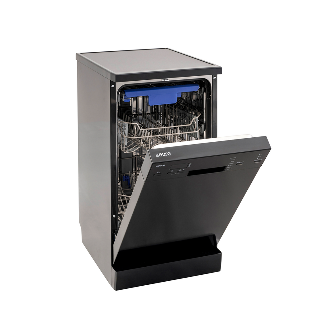 Eurostyle 45cm Freestanding Dishwasher - Black EDS45BK