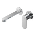 Parisi Ellisse II Wall Mixer with 160mm Spout (Individual Flanges) - Chrome - EE2.01-2RF160