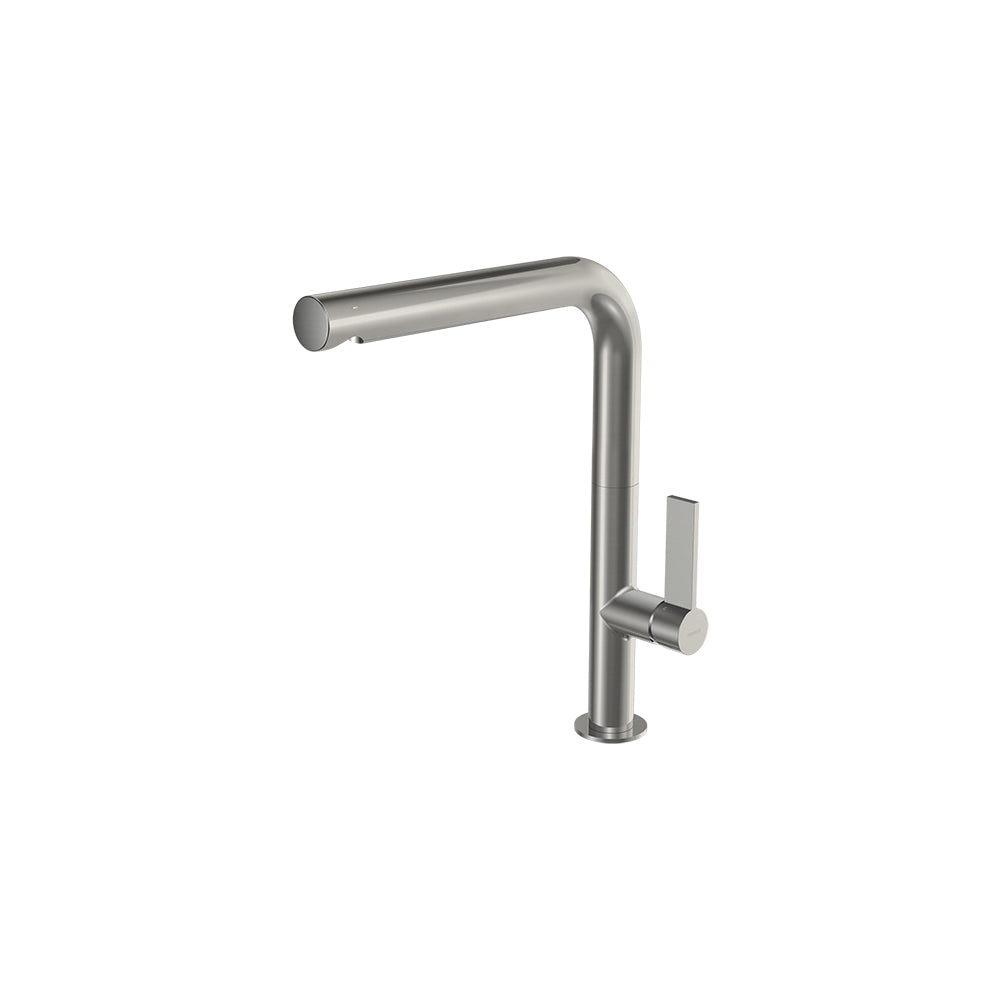 Parisi Ergo 30 Kitchen Mixer with Straight Spout - Brushed Nickel