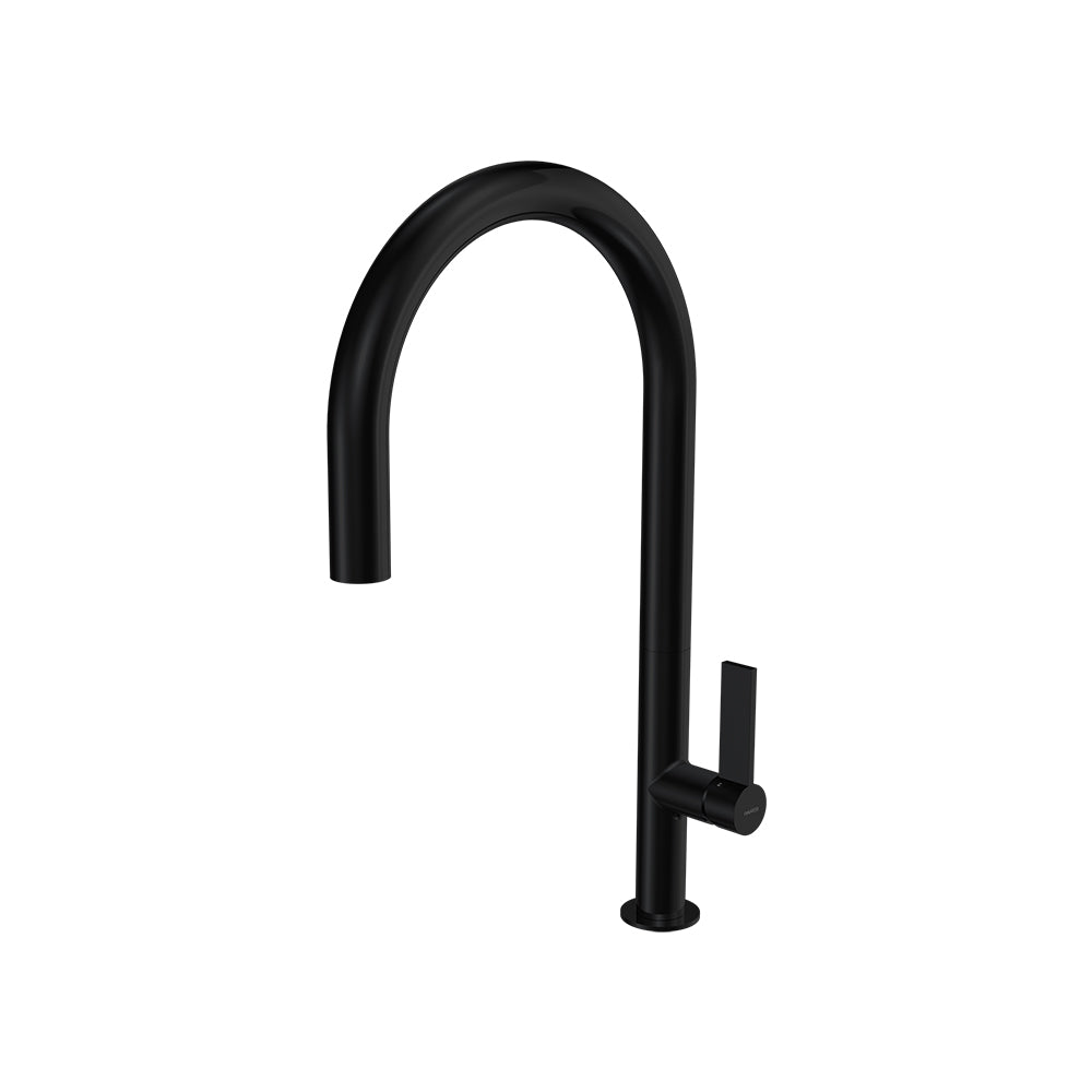 Parisi Ergo 30 Kitchen Mixer with Round Spout - Matt Black