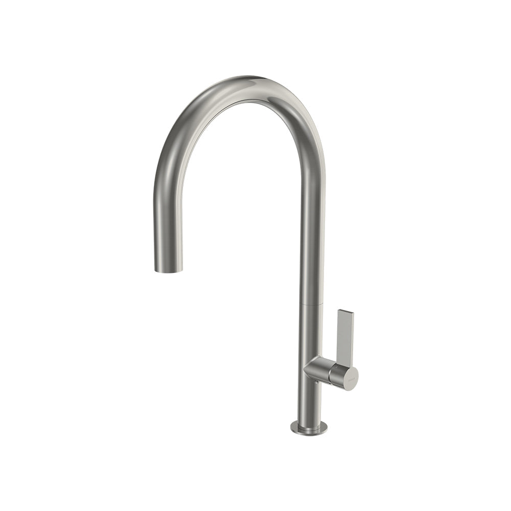 Parisi Ergo 30 Kitchen Mixer with Round Spout - Brushed Nickel