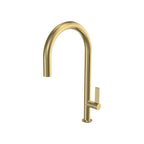 Parisi Ergo 30 Kitchen Mixer with Round Spout - Brushed Brass
