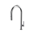 Parisi Ergo 30 Kitchen Mixer with Round Spout and Pull Out Spray - Chrome