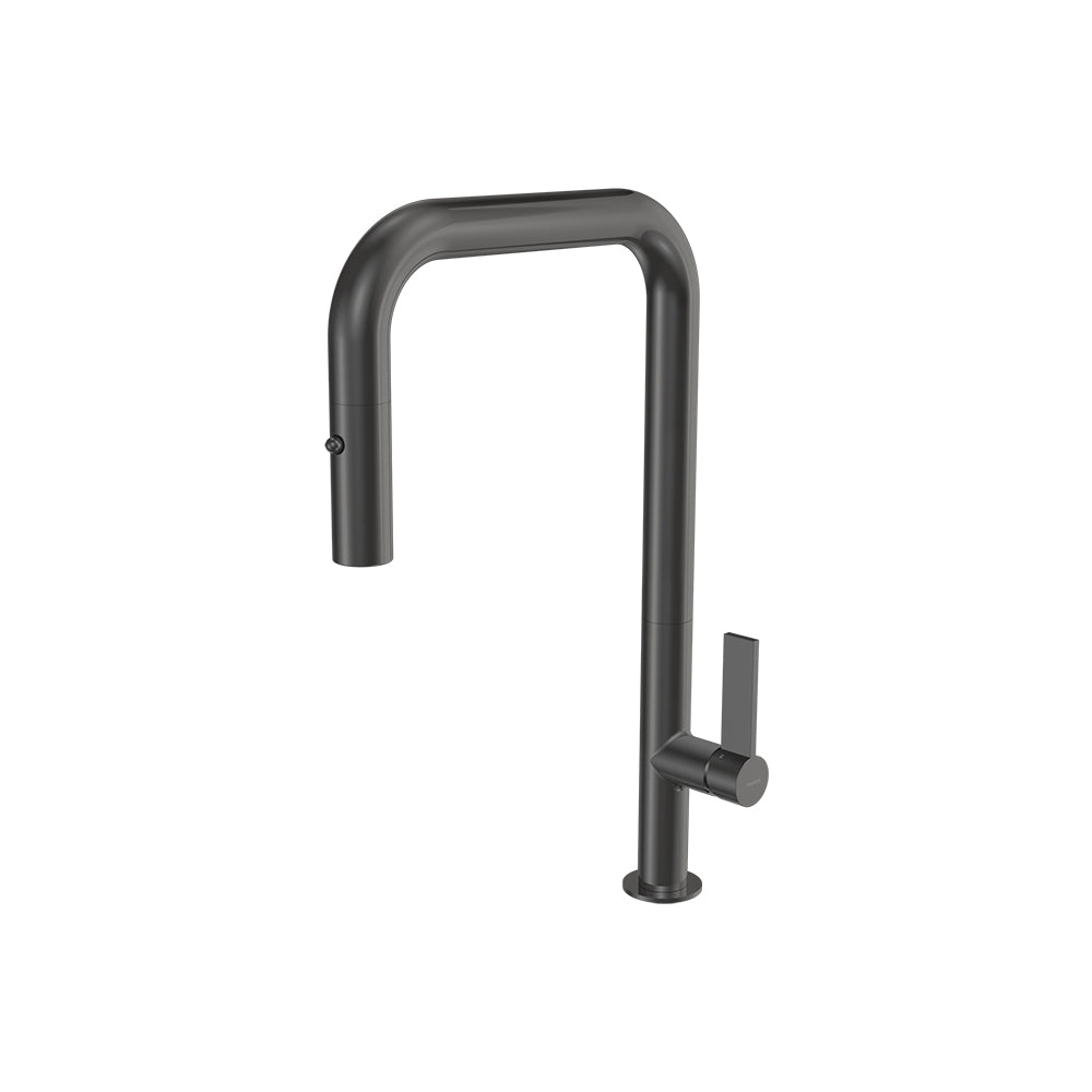 Parisi Ergo 30 Kitchen Mixer with Square Spout and Pull Out Spout - Fucile