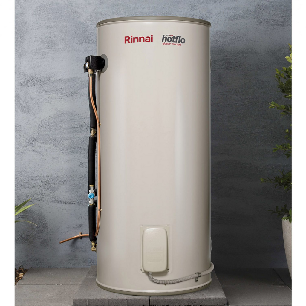 Installed Rinnai Hotflo Plus 250L 4.8kW Electric Hot Water Storage - EHFP250S48 - EHFP250S48INST