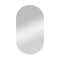 Parisi Elli 50 Oval Mirror Storage Cabinet - Matte White - EL-500MS-MW