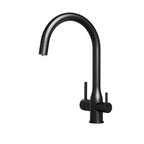 Puretec Tripla Elite 10 3-Way Mixer - LF Matt Black - ELITE-10MB-LF