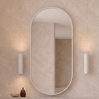 Cassa Design Elli Framed Shaving Cabinet - Matte White ELLI9045F-MW