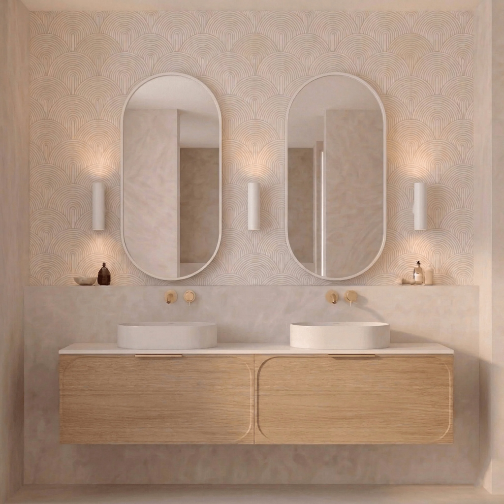 Cassa Design Elli Framed Shaving Cabinet - Matte White ELLI9045F-MW