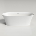 Caroma Riviere 1700 Freestanding Bath with Overflow - Matte White
