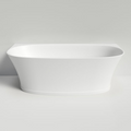 Caroma Riviere 1700 Back to Wall Bath with Overflow - Matte White