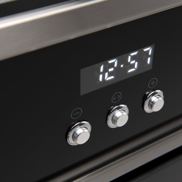 Euro Appliances 60cm 5 funcion Oven + LED Clock, 10 amp plug in - EO605SX