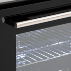 Euro Appliances 90cm Multifunction Oven - Black Glass EO900LSX