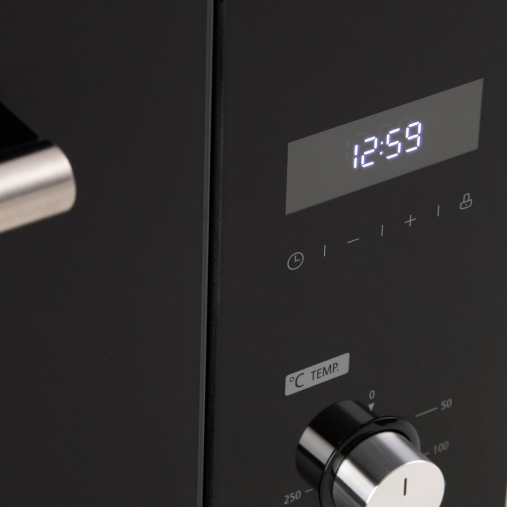 Euro Appliances 90cm Multifunction Oven - Black Glass EO900LSX