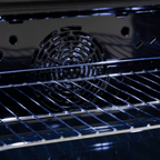 Euro Appliances 90cm Multifunction Oven - Black Glass EO900LSX