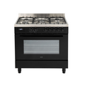Euro Appliances 90cm Dual Fuel Freestanding Oven - EO90FSDPBL
