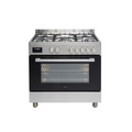 Euro Appliances 90cm Duel Fuel Freestanding Oven - EO90FSDPSX
