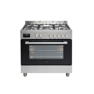 Euro Appliances 90cm Duel Fuel Freestanding Oven - EO90FSDPSX