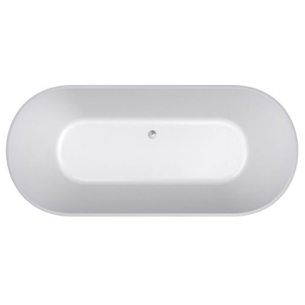 Decina Elinea 1790mm Black Freestanding Bath - EL1780B - EN1780B