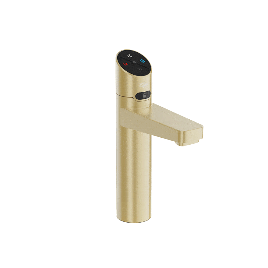 Zip HydroTap G5 Elite Plus Boiling, Chilled and Sparkling - Brushed Brass H5E783Z18AU — 360° view