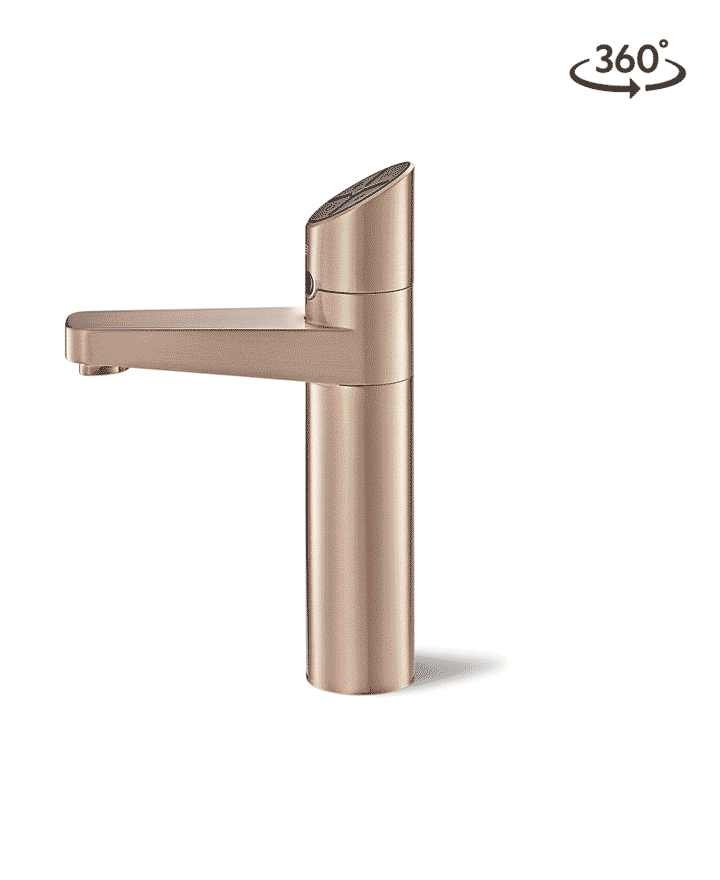 Zip HydroTap G5 Boiling & Ambient Elite Plus Brushed Rose Gold H5E785Z05AU — 360° view
