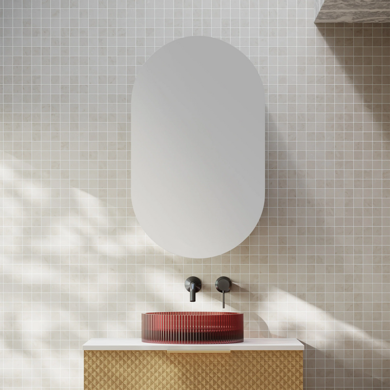 Pill discount shaving cabinet
