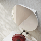 Cassa Design Elli Pill 750 x 600 Shaving Cabinet - Matte White Interior - OVL7560MW