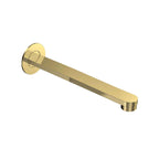 Parisi Ellisse II Wall Spout 220mm - Brushed Brass - EE2.02WF.220.46